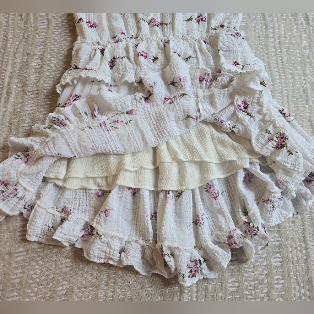 Floral Ruffled Dress - Picture 4 of 6